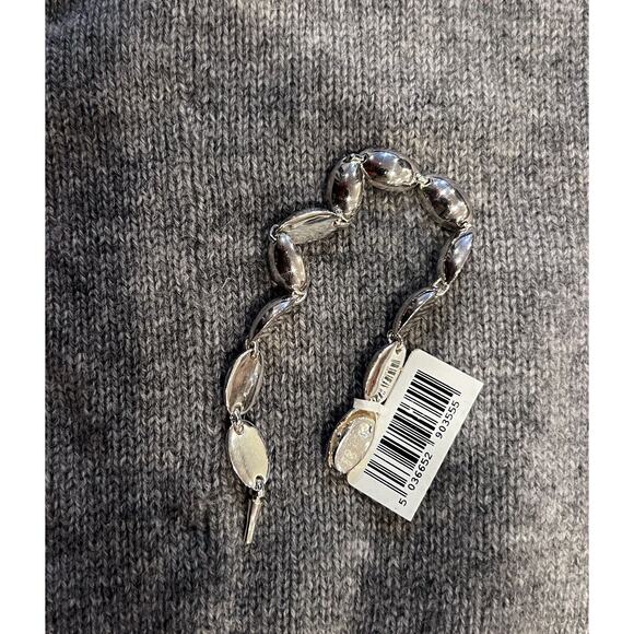 Links Of London Chunky Sterling Silver Tbar Bracelet Hallmark - Picture 4 of 8